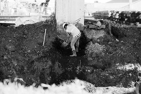 McInnis Construction employees at work building bridges