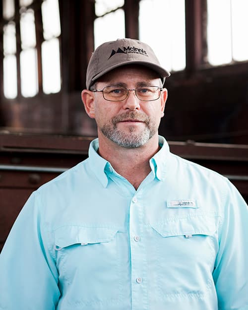 Headshot of Ron Bartholomew, Chief Field Surveyor at McInnis Construction LLC